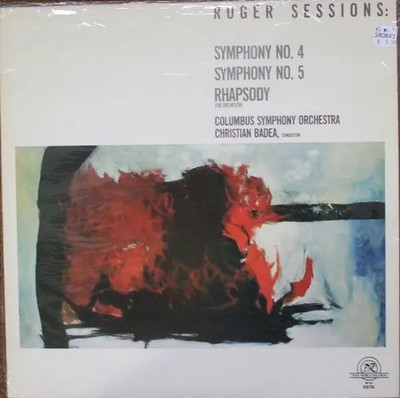 LP Sessions Symphony No. 4 · Symphony No. 5 · Rhapsody For Orchestra NEAR MINT