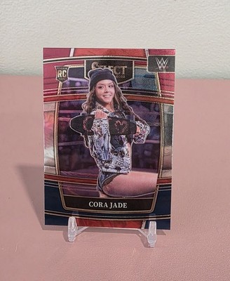2022 Panini Select WWE - Concourse Cora Jade #65 Red & Blue (RC)