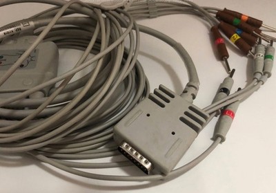 Compatible Burdick EK-10 10/12 Leads ECG EKG cable Din3.0 AHA