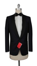  3595 Isaia Dark Blue Wool Tuxedo -  32/42 - IS319241 