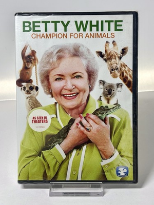 #ad Betty White Champion for Animals DVD 2011 Factory Sealed New $9.95