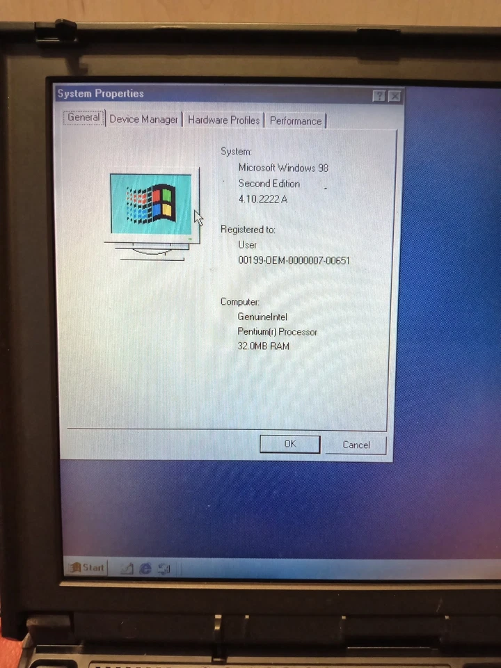 12,1 IBM ThinkPad 380ED Pentium MMX - Изображение 3 из 4