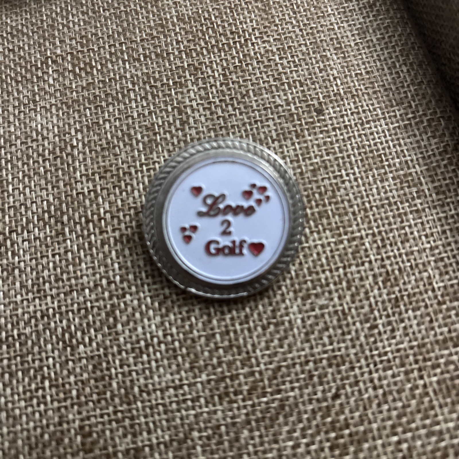 Marker Pendant Magnetic Love 2 Golf Pat. Pend.