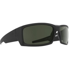 Spy Men's General Soft Matte Black Polarized Sunglasses