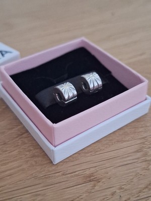 Pandora Clip Charms 2 St. Sterne Silber 925 Neuwertig