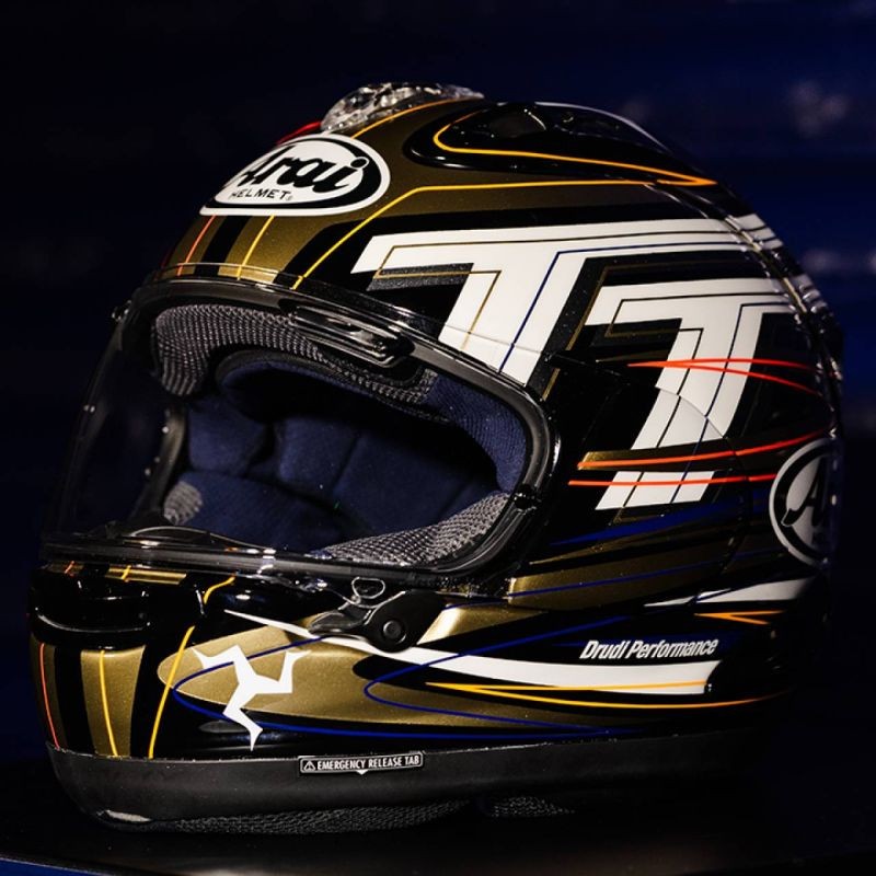 Casque ARAI RX-7V EVO IOM TT 26 série limité Taille M