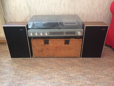Philips 904 Stereo Music Centre Classic LP Vinyl-Player *Vintage*