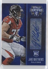2014 Panini Totally Certified 20/25 Jake Matthews #104 Auto 0v0