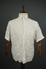 Eton Blue Cotton Contemporary Long Sleeve Button-Down Dress Shirt Size 41 / 16