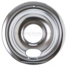 General Electric Electric Range Part # WB32X107 - 6 Inch Chrome Burner Bowl