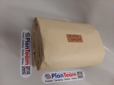 LKW-Plane, PVC Plane: 3,0 x 5,6m -- Beige -- ca.600g/m² -- B-Ware