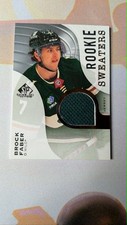 2023-24 SP Game Used Brock Faber Rookie Sweaters Jersey Wild