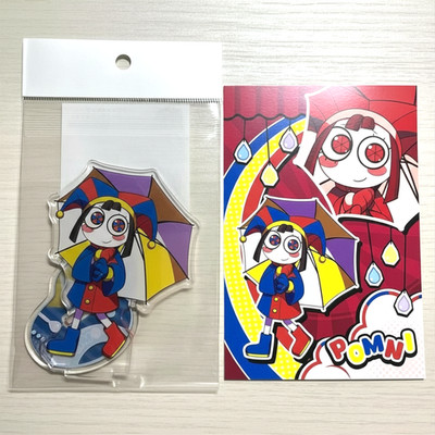 The Amazing Digital Circus Pomni Acrylic Stand Postcard Set Shinjuku Popup Japan