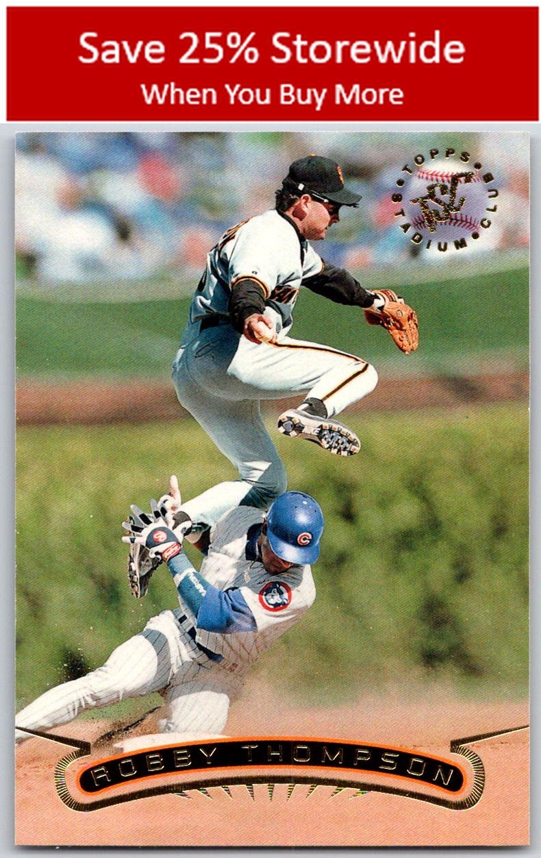 Robby Thompson 1996 Stadium Club #359 San Francisco Giants