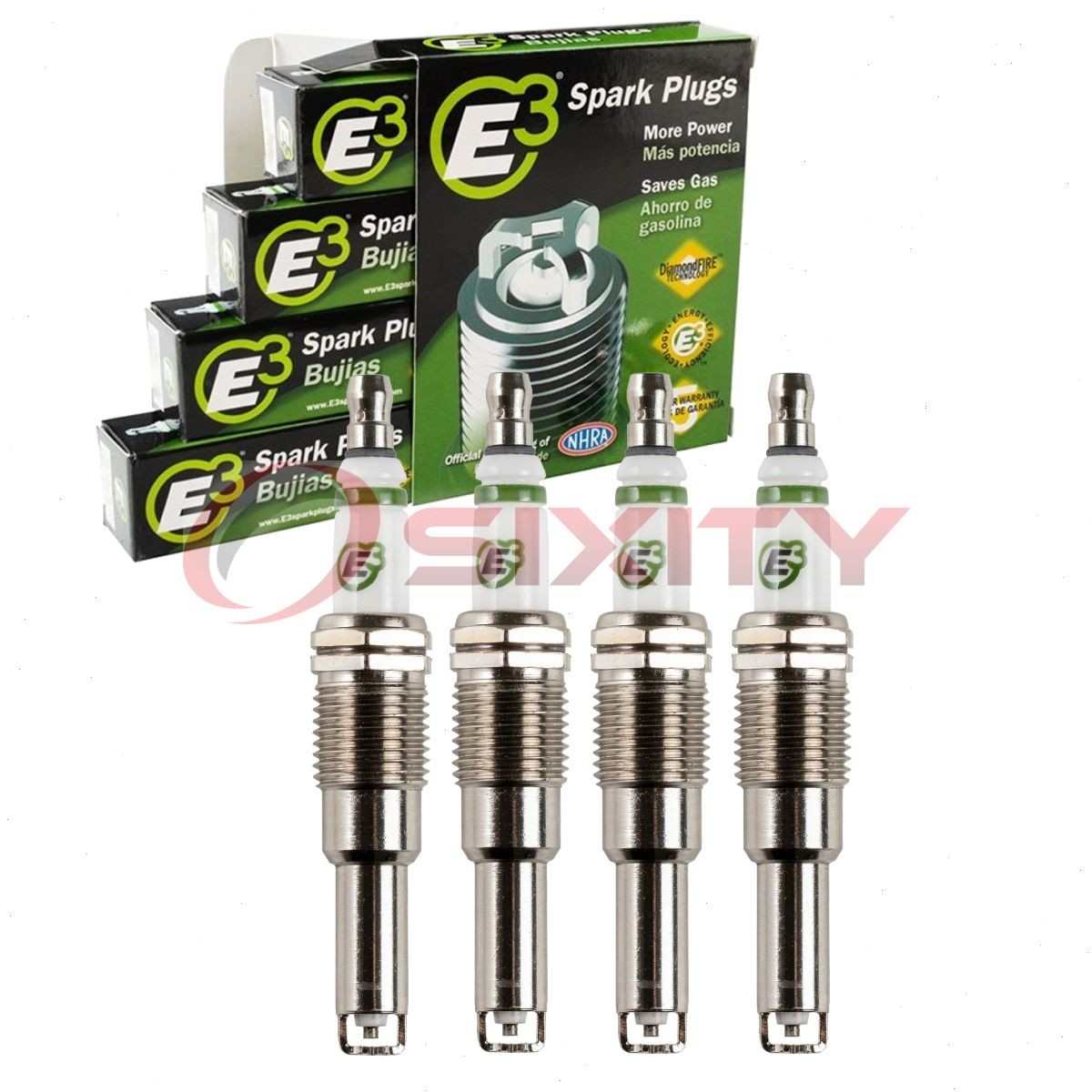 4 pc E3 E3.70 Spark Plugs for SP515 SP507 SP462 SP421 PZT2FE PZT2F PZT1F vo