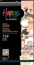 Happy Planner WILD WOODS 719 Pieces BRAND NEW 30 Pages of Stickers