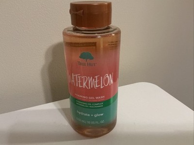 Tree Hut Watermelon Nourishing, Moisturizing & Hydrating Foaming Gel Wash, 18 oz