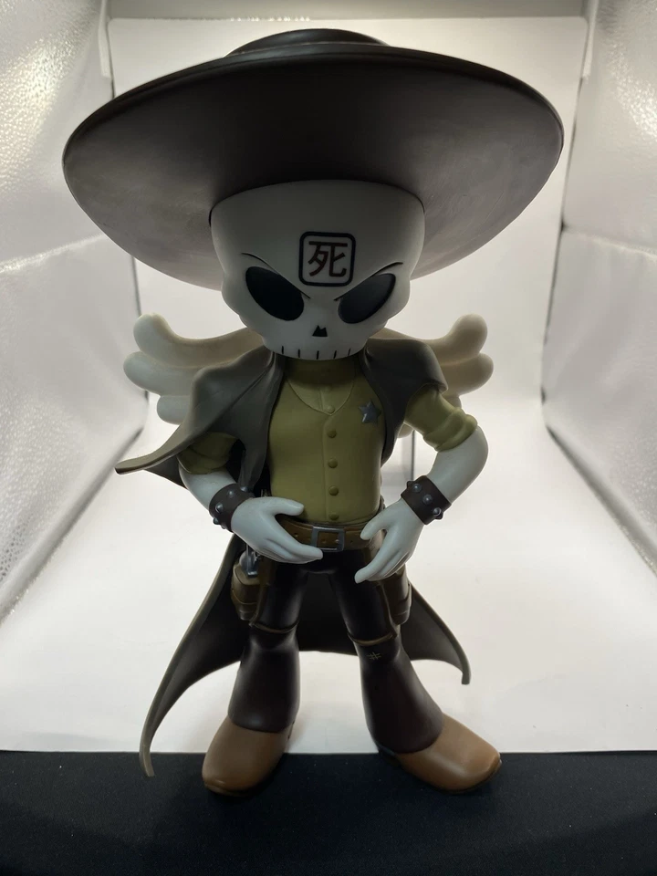 Kidrobot X Huck Gee 11” Skullslinger Figure AP # 9/25 Brand New In Box *Signed* - Image 2 of 3