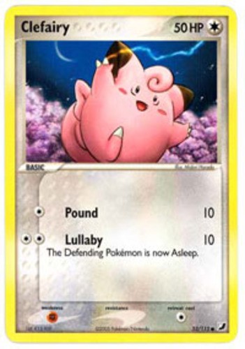 Clefairy - 53/115 - Common - Near Mint - EX Unseen Forces