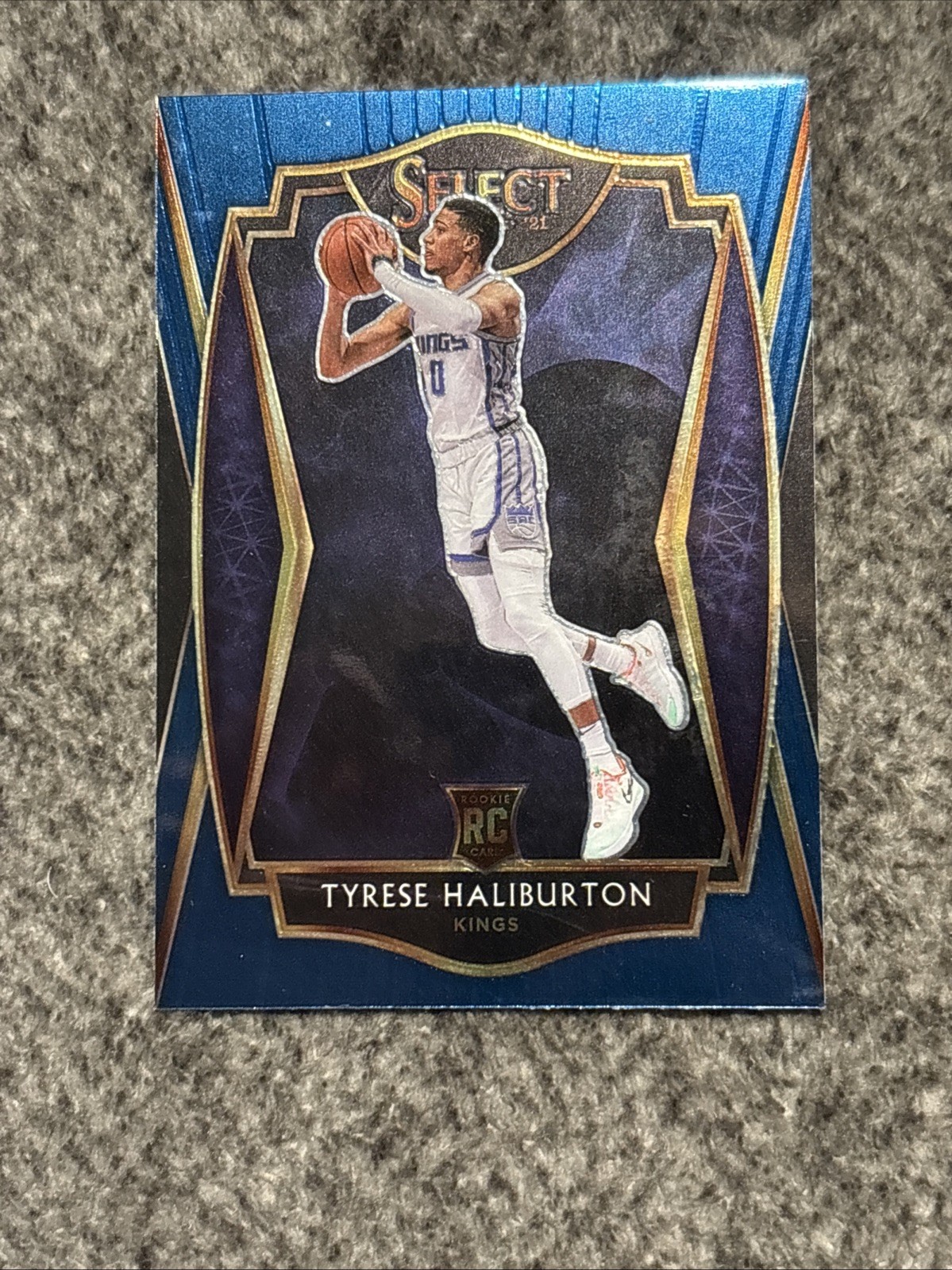 2020-21 Panini Select - Premier Level Tyrese Haliburton #189 Blue (RC)