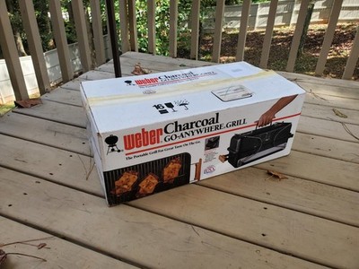 Vintage 1989 Weber Go Anywhere Grill Charcoal Grill New in Box Unused