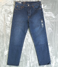 Gap Jeans Size 29/8R Women  s Cheeky Straight High Rise Button Fly Dark Wash NWT