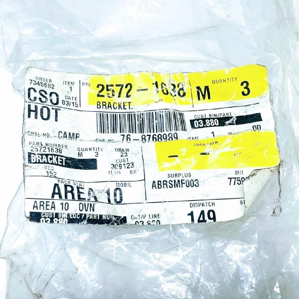 GM 25721638 2000-2011 Cadillac 4600 Cruise Control Cable Mounting Bracket Steel - Image 4 of 4