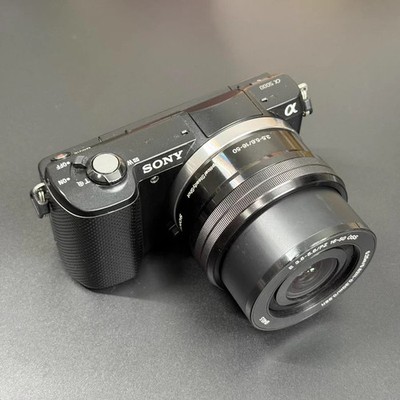Sony Alpha a5000 Mirrorless Digital Camera +16-50mm Lens Black English