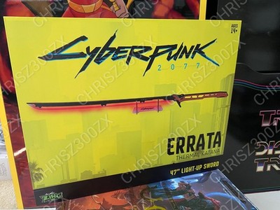 CYBERPUNK 2077 Edgerunners Thermal Errata LED Katana Sword Stand cyberpunk-2077-edgerunners-thermal-errata-led-katana-sword-stand