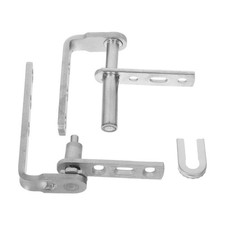 2 Pcs Stainless Steel Door Hinges Saloon Louvre Replacement Closing