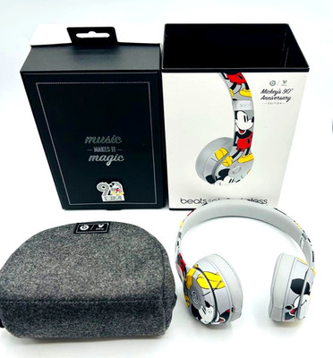 Beats by Dr.Dre Beats Solo3 Wireless Disney Mickey Mouse 90th Anniversary NM