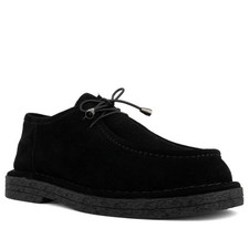 Linda Baumann Women's Black Leather Moccasins Casual LDB6044-252006-MCBLK