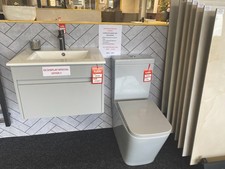 Ex Display Bathroom Vanity Units Incl Sink Tap Waste Toilet Basin Unit
