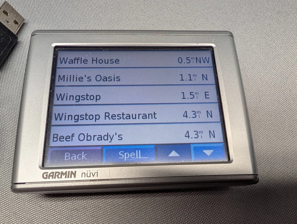 Garmin Nuvi 360NA GPS Unit only Portable vintage GPS Navigator (tested Works). - Image 4 of 4