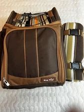 Hap Tim Picnic For Two Insulated Backpack Cooler-see Description For Details. Cc