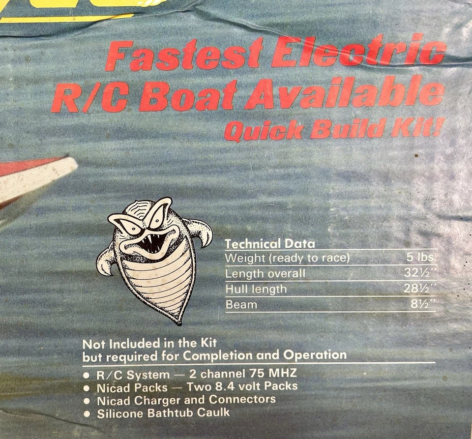 Hobby Lobby/Graupner's Monster Ever Offshore Racing Boat, Instructions, AS IS!!! - Image 2 of 4