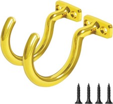 2pcs Billiards Bridge Hook with 4 Mounting Screws, Pool Ball Rack Hook for Pool