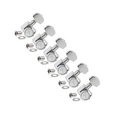 Fender Locking Guitar Tuning Machines, Set of 6, Brushed Chrome
