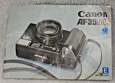 Canon AF35ML AF 35ML Point  Shoot Film Camera MANUAL ONLY