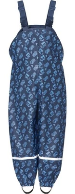 Playshoes Kinder Regenlatzhose mit Baustelle Allover Marine - Bild 1 von 4