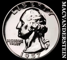 1957 Washington Quarter- Silver- Choice Gem Proof++++ Luster No Reserve #i8826