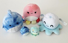 Squishmallow 5   Squishville 2"  Teeturtle Reversible Plush SEALIFE LOT of 5