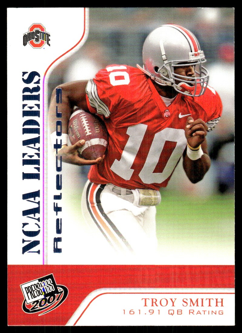 Troy Smith Press Pass #53 Base
