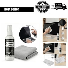 Screen Cleaner Kit with Microfiber Polishing Cloth Streak-Free Spray for Laptop