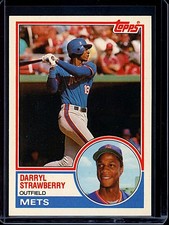 1983 Topps Traded #108T Darryl Strawberry Rookie - Near Mint+  