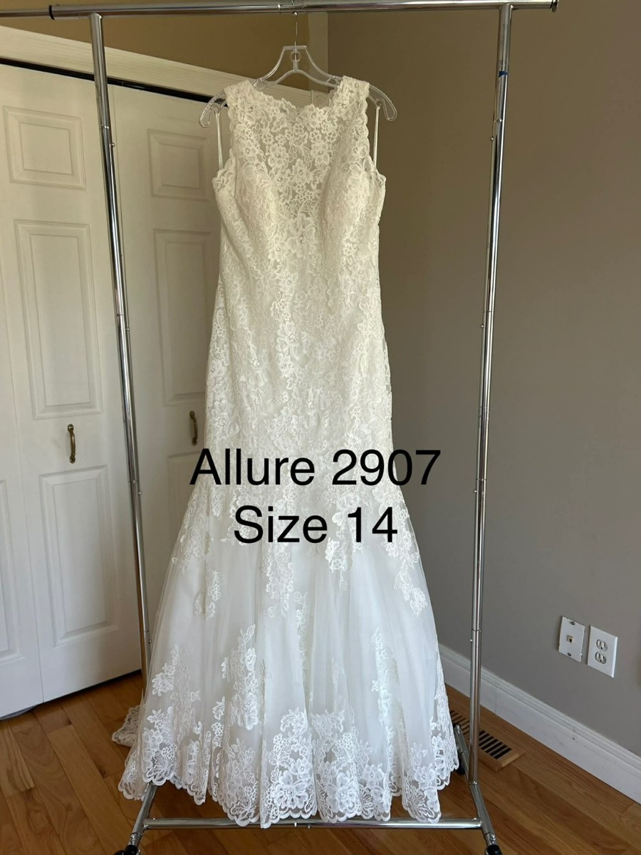 allure fit and flare wedding dresses Strapless Fit-and-Flare Wedding Dress