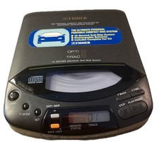Fisher Opti Trac II PCD-60 Discman CD Player Tested Works