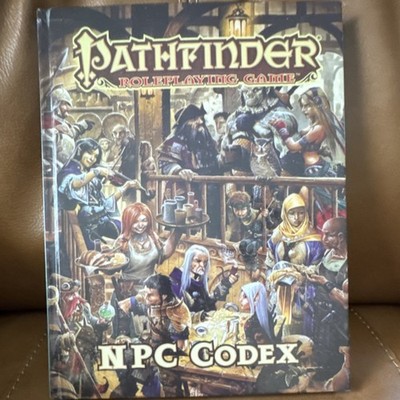 Paizo Pathfinder Roleplaying Game NPC Codex RPG Book 2012 PZO1124