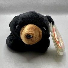 TY Blackie The Black Bear 1993 Plush Toy Stuf Plush Toy Stuffed Animal MWMT