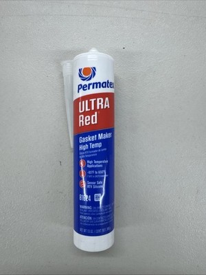 Permatex 81624 Ultra Red High Temp RTV Silicone Gasket Maker 13 oz